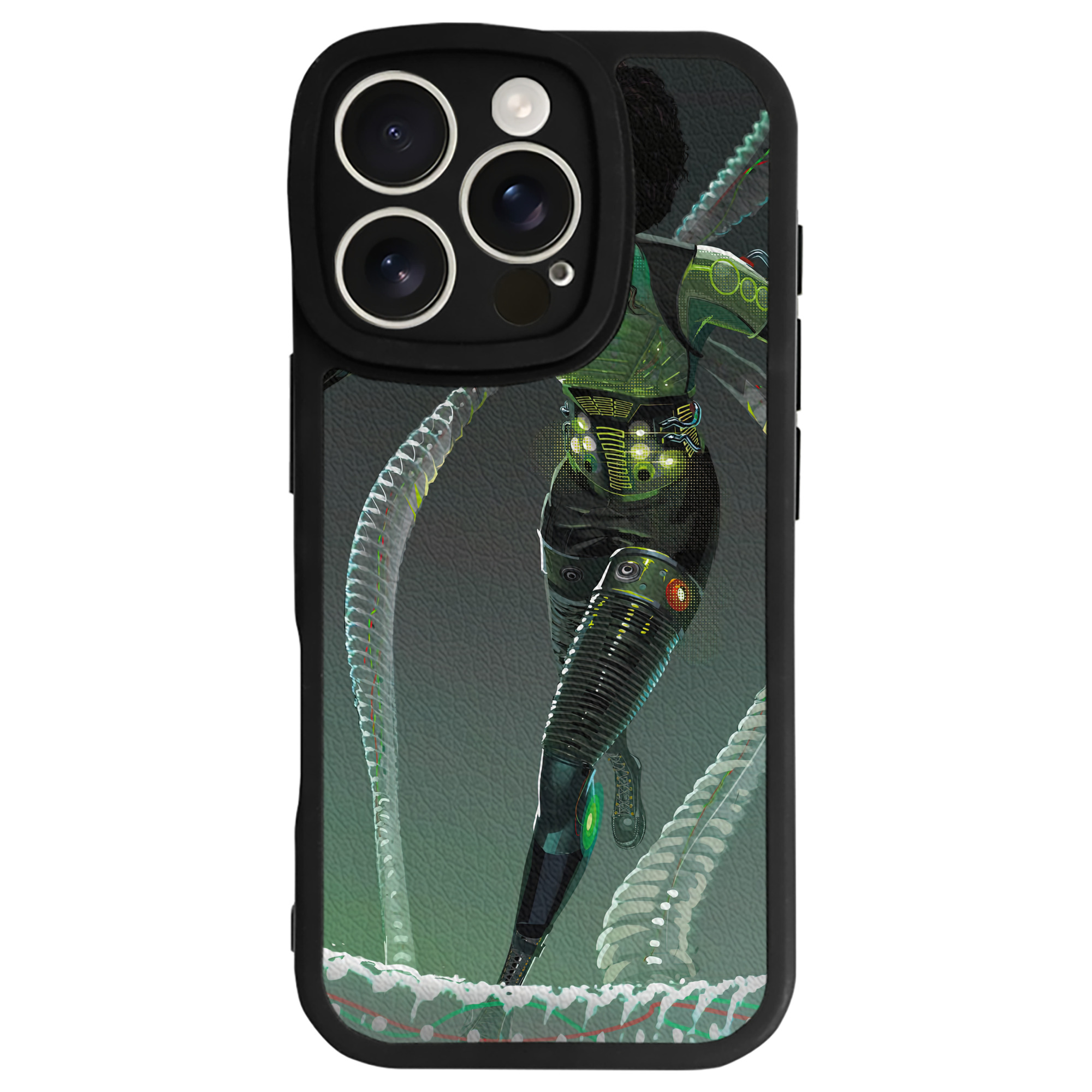 Spider Man スパイダーマン 【iPhone 16シリーズ対応】シリコンスマホケース（レザー調） 材質：シリコン